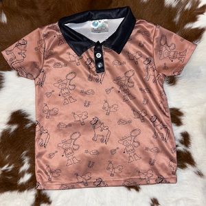 Shea Baby 4T western boys polo